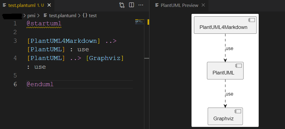 PlantUML в VSCode